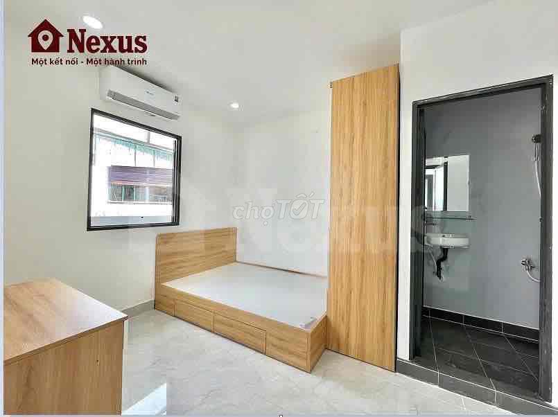 Cho thuê căn hộ full nội thất Studio Ban công 165 Nguyễn Thái Sơn (Gò