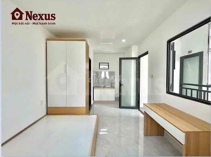 Cho thuê căn hộ full nội thất Studio Ban công 165 Nguyễn Thái Sơn (Gò