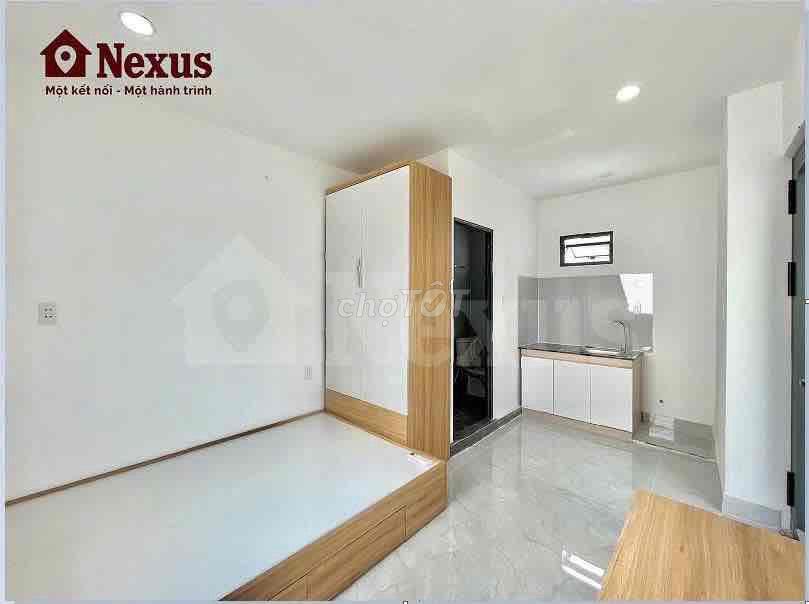 Cho thuê căn hộ full nội thất Studio Ban công 165 Nguyễn Thái Sơn (Gò
