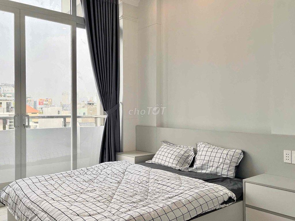 Căn hộ dịch vụ full nội thất ban công lớn Võ Thị Sáu Quận 3