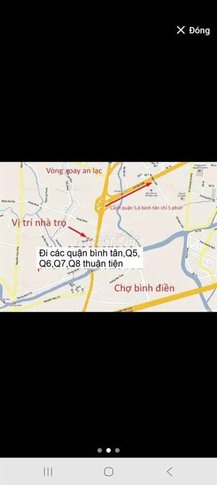 Nhà trọ mới, rộng, giờ giấc tự do, gần vòng xoay an lạc, võ văn kiệt