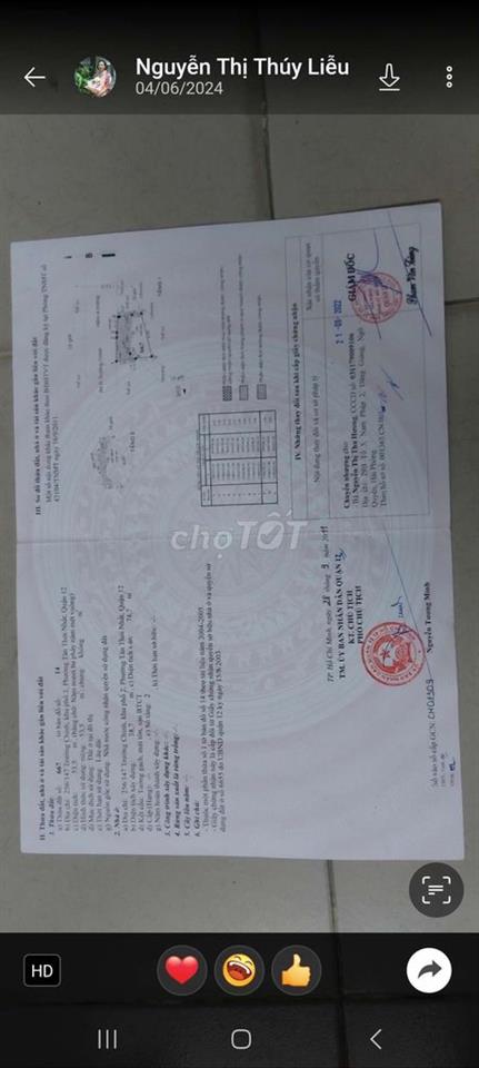 nhà bán mặt tiền chợ lạc quang