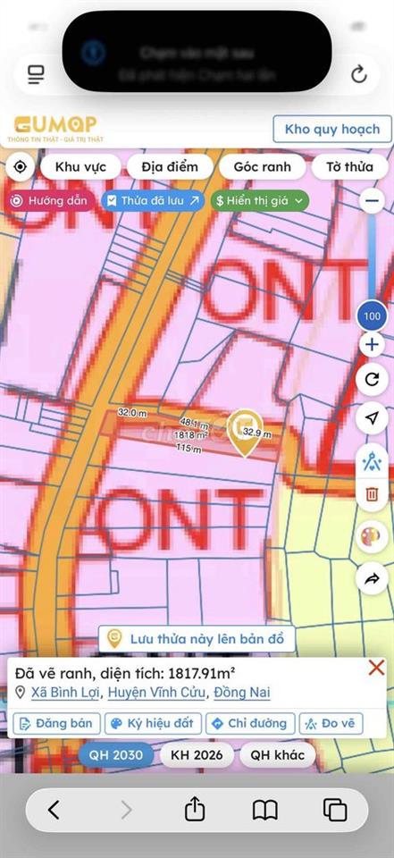 cần bán đất mặt tiền đường long chiến
