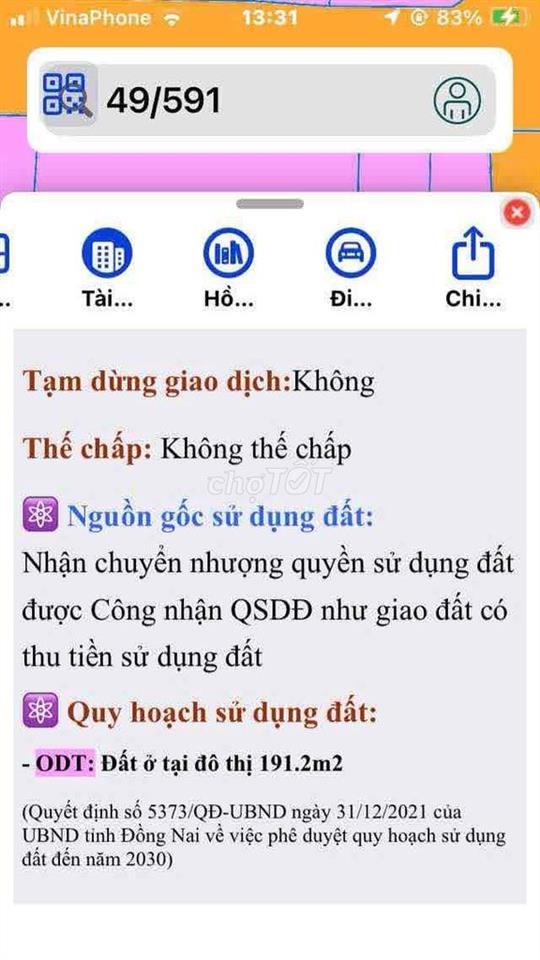 bán đất long khánh full thổ cư 6x31,6