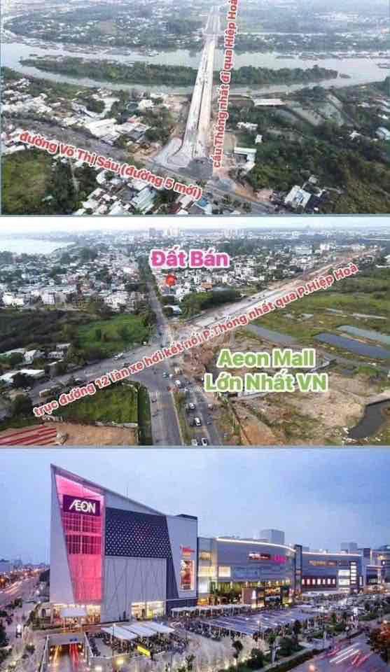bán đất phường Hiệp Hòa giá 3 tỷ 3