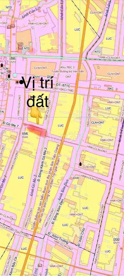 Chính chủ bán đất mặt tiền đường 4m, ôtô đến đất, đường Gò Me 7 (xã Bì