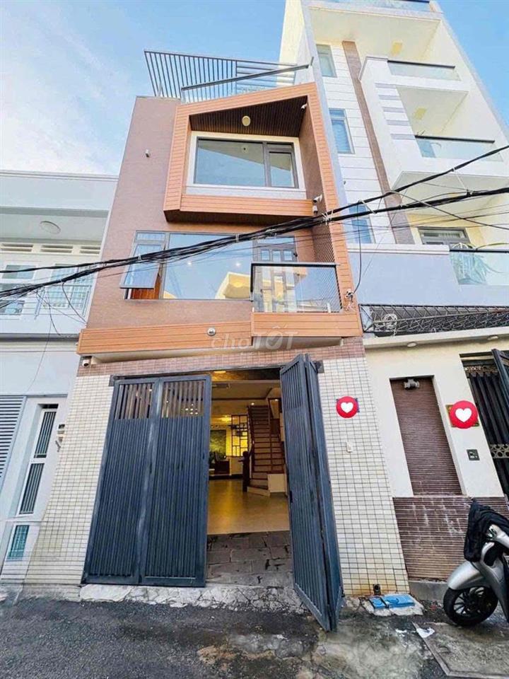 Nhà 4tầng Hẻm 7m Trung Tâm
