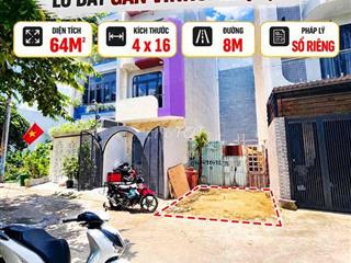 CHỈ 3,05 TỶ - LÔ ĐẤT GẦN VINHOME QUẬN 9 - DT 64M2 - ĐƯỜNG 8M - SỔ RIÊN