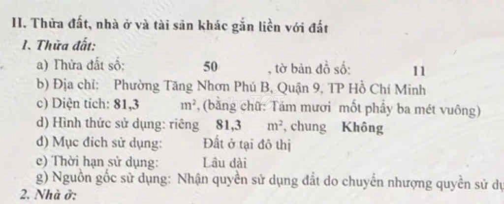 NHÀ NGAY LÊ VĂN VIỆT - 81M2 NGANG 5.6M - FULL THỔ CƯ - CÁCH VINCOM 5 P
