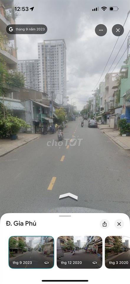 Bán nhà mặt tiền Gia Phú, nở hậu, chính chủ lâu năm