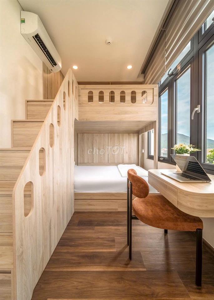 TRỐNG SẴN Căn Hộ 2PN View Biển - Đi Bộ 2 Phút Biển Mân Thái - Nhận Pet