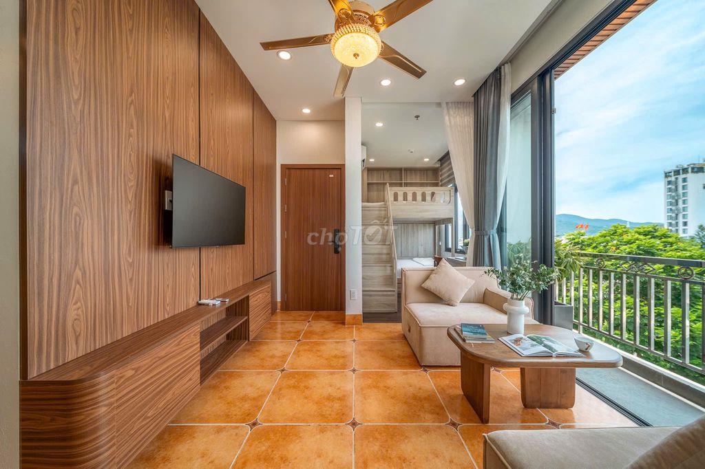 TRỐNG SẴN Căn Hộ 2PN View Biển - Đi Bộ 2 Phút Biển Mân Thái - Nhận Pet