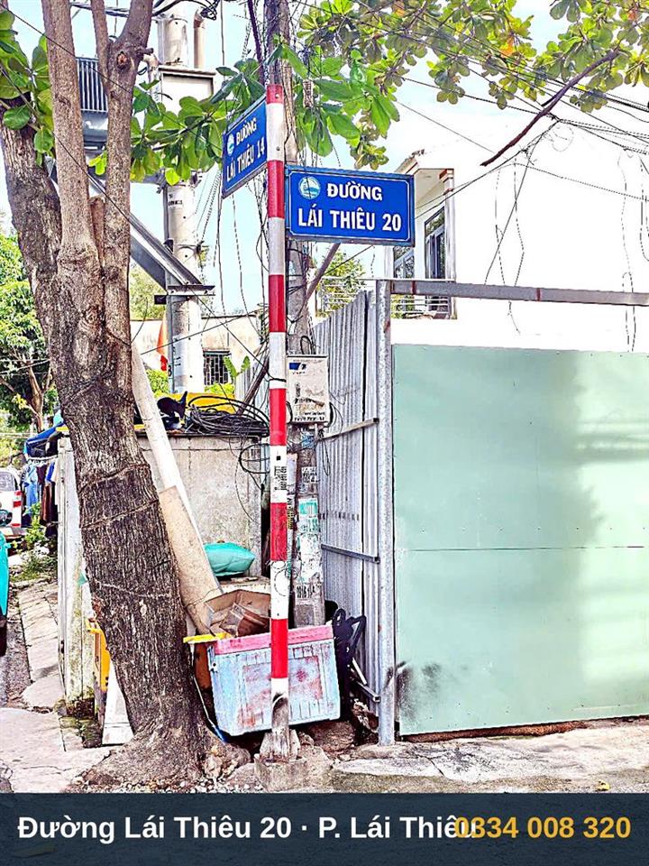 Bán đất 163m2 ngang 6,22m hẻm 4,5m, Lái Thiêu 20, giá net sang tên