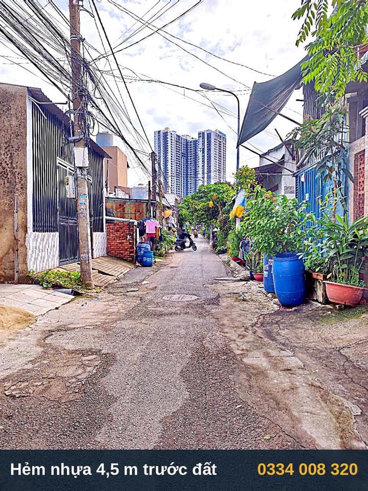 Bán đất 163m2 ngang 6,22m hẻm 4,5m, Lái Thiêu 20, giá net sang tên