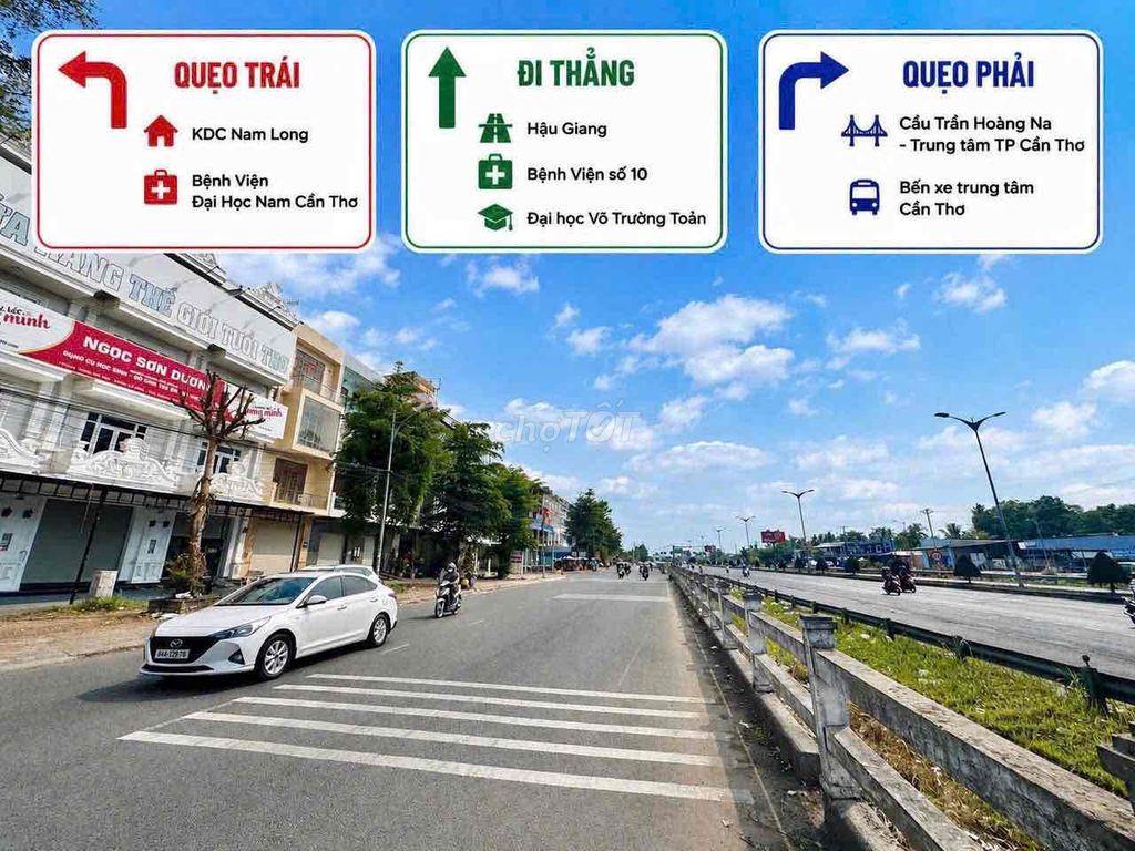 NHÀ 1 TRỆT 3 LẦU MẶT TIỀN ĐƯỜNG SONG HÀNH QL1A KHU VĂN HÓA TÂ
