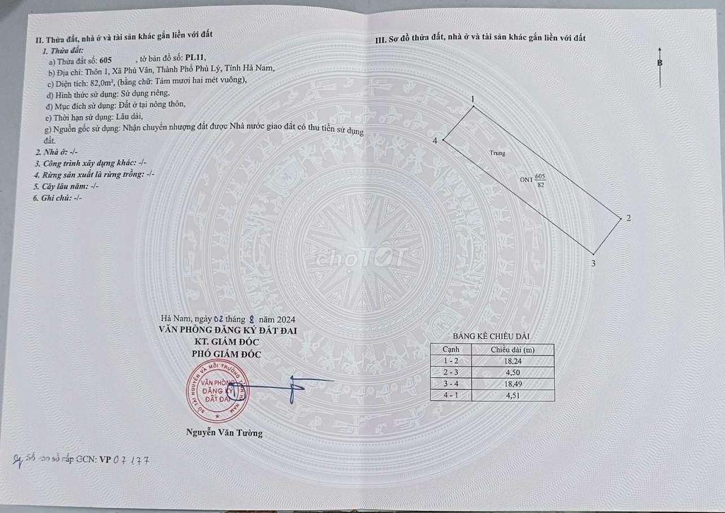 Bán đất nền ven sông Đáy - Khu đô thị Tiến Lộc