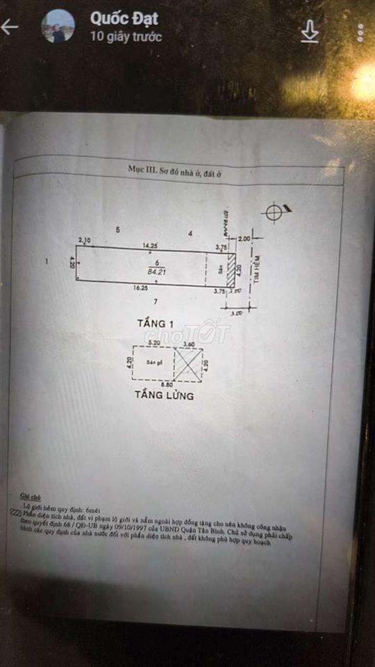 BÁN NHÀ NẰM NGAY ĐƯỜNG LŨY BÁN BÍCH - SỔ HỒNG RIÊNG