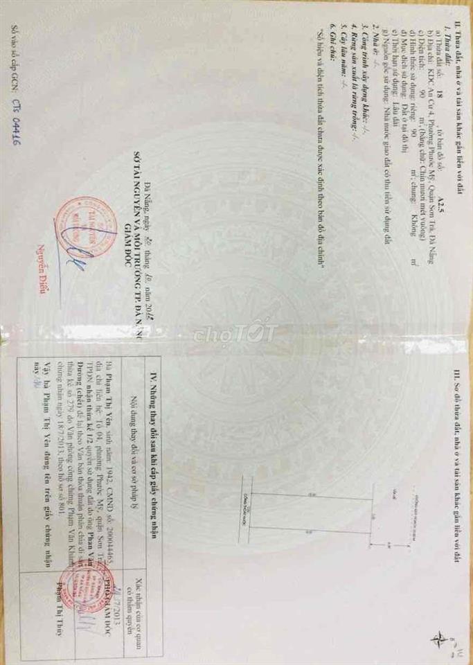 Đất mặt tiền biển