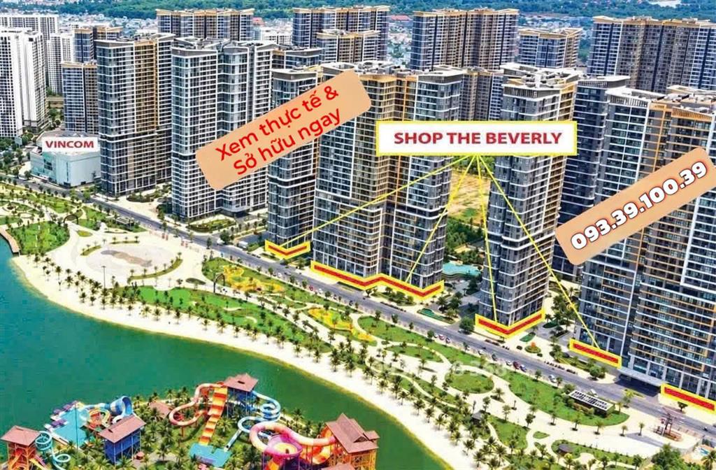 Một mặt bằng hai chiến lược Shophouse Beverly Vinhome Quận 9 lời ngay 5%: từ 129 triệu/m2