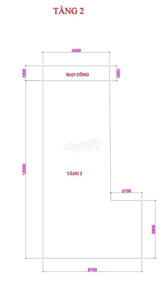 Cho thuê nguyên lầu 2 có thể mở VP hoặc ở - Bạch Đằng