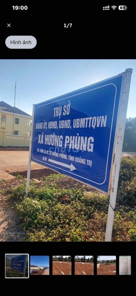 Bán đất nên gần UBND xã Hướng Phùng Quảng Trị. Diện tích 457m2