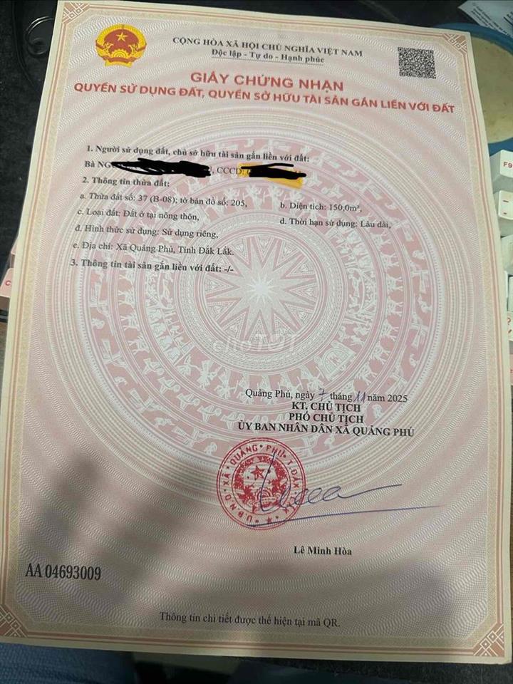 bán đất khu đấu giá eapok, khu B, đường thông Đạt Lý