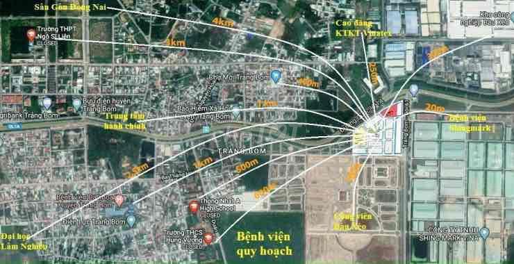 NHÀ PHỐ 3 TẦNG – KDC BÀU XÉO – TRẢNG BOM – ĐƯỜNG 18M – HOÀN CÔNG  Diện