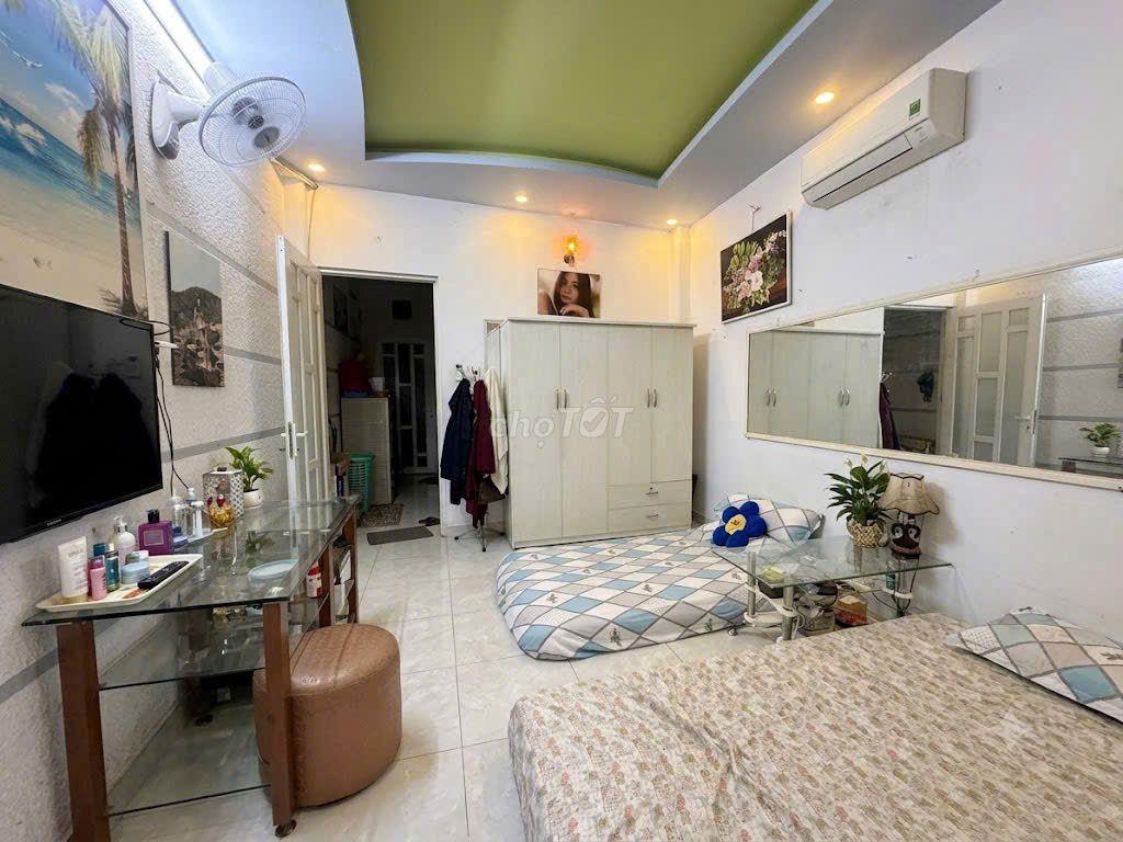 Bán nhà măt hẽm oto thông kinh doanh, 49m2 x5 tầng, 7 Phòng + 1MBKD