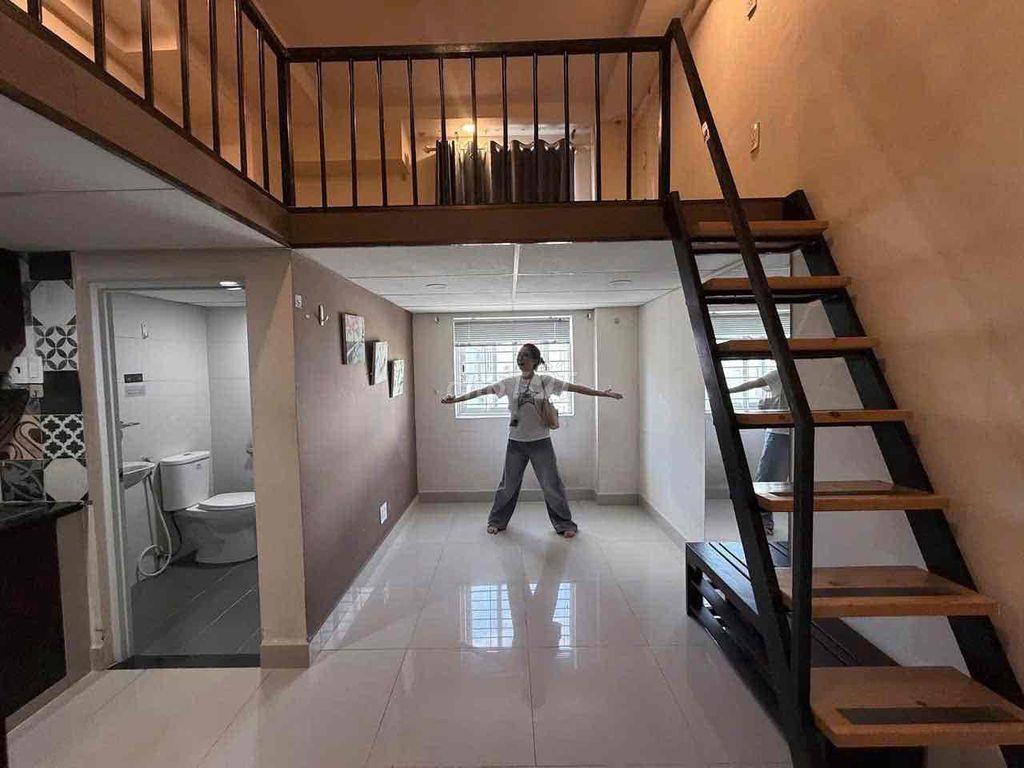 cho thuê căn duplex cửa sổ trời, ngã 6 Gò Vấp