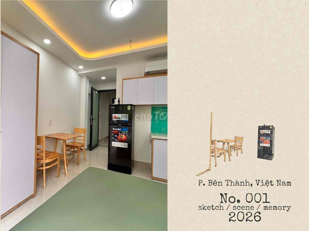 🥰102 CỐNG QUỲNH, QUẬN 1 - CĂN HỘ STUDIO MỚI XÂY, SẠCH SẼ, ẤM ÁP, CHINH