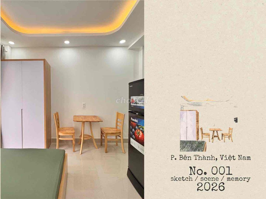 🥰102 CỐNG QUỲNH, QUẬN 1 - CĂN HỘ STUDIO MỚI XÂY, SẠCH SẼ, ẤM ÁP, CHINH