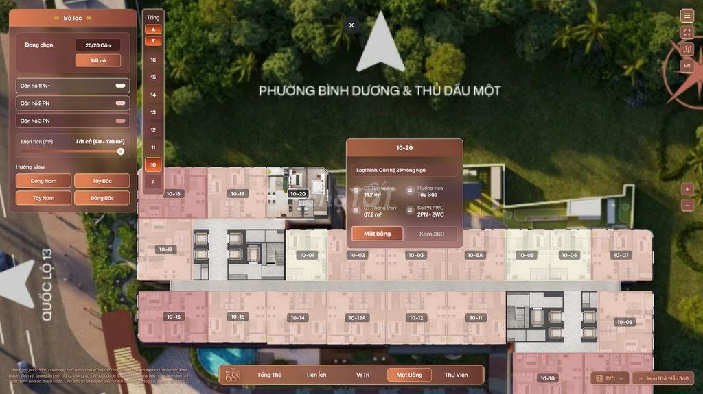 Căn hộ cao cấp trục Phạm Văn Đồng - chất lượng 100 năm chỉ 43,688tr/m2