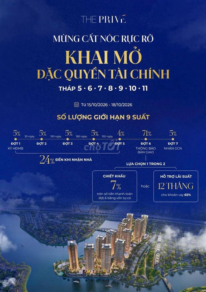 🔥 SỞ HỮU CĂN 1PN THE PRIVÉ CHỈ TỪ 5.7 TỶ! 🔥