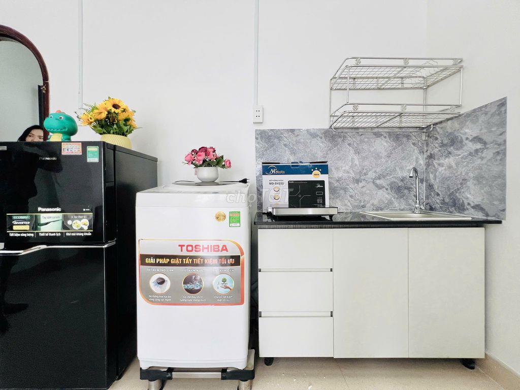 STUDIO NGỦ TÁCH BẾP - BAN CÔNG RỘNG