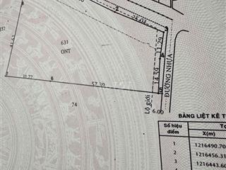 Chính chủ cho thuê 3731 m2, lô góc 2 mặt tiền đường nhựa, nở hậu