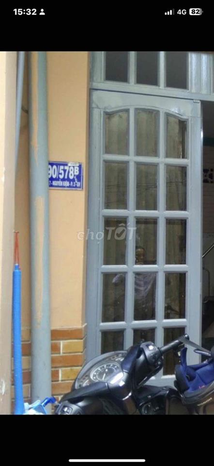 bán nhà hẻm nguyễn kiem  gần chợ xóm cháy, kqs p3