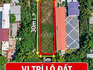 BÁN LÔ ĐẤT 5x30M – GỢI Ý XÂY NHÀ TRỌ CHO THUÊ – GẦN TRẦN THỦ ĐỘ