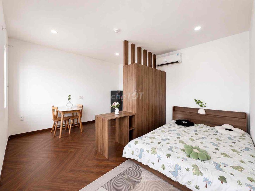 CHO THUÊ STUDIO FULL NỘI THẤT MỚI TOANH TIỆN NGHI GẦN VHU, HUIT, HIU