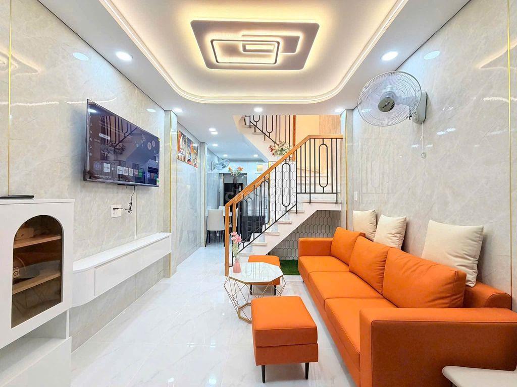 SHR Quang Trung 3x8m 1 Trệt 1 Lầu 2 Phòng Ngủ Full Nội Thất