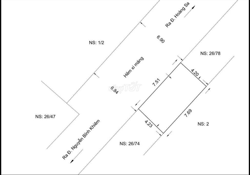 TÌM ĐẤT QUẬN 1 KHÔNG DỄ – 32M² ĐA KAO, HẺM 6M, 11 TỶ