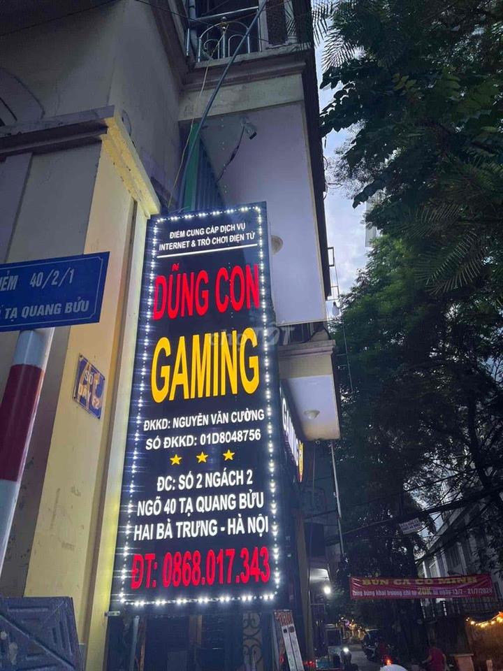 Sang nhượng quán net 100 máy cạnh DH Bách Khoa
