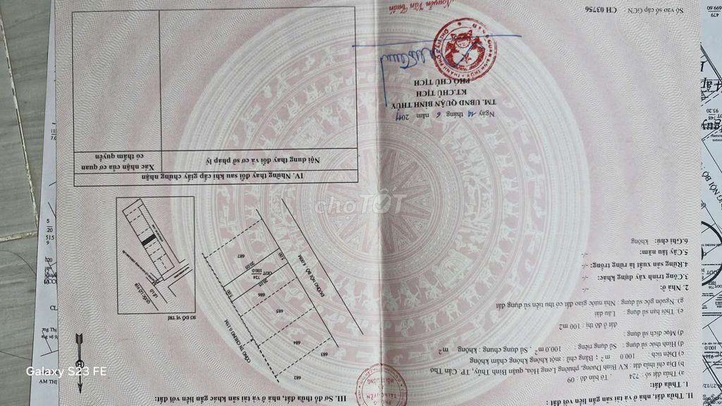 BÁN ĐẤT THỔ CƯ