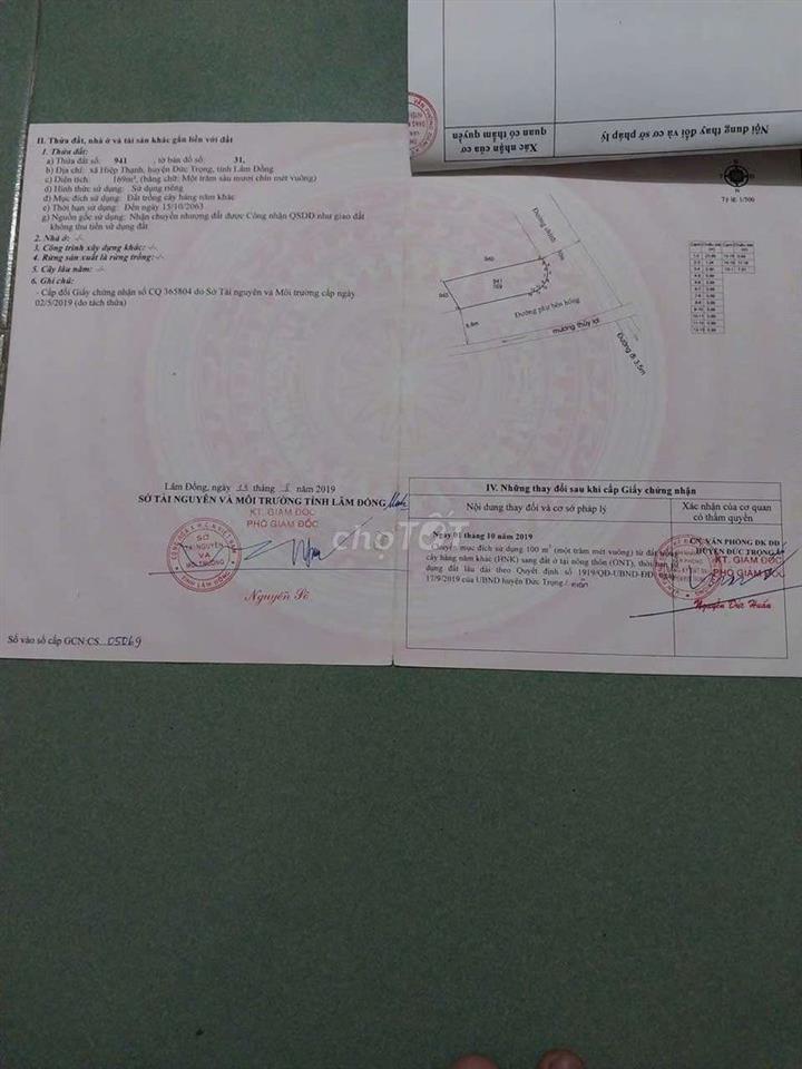 bán đất thổ cư