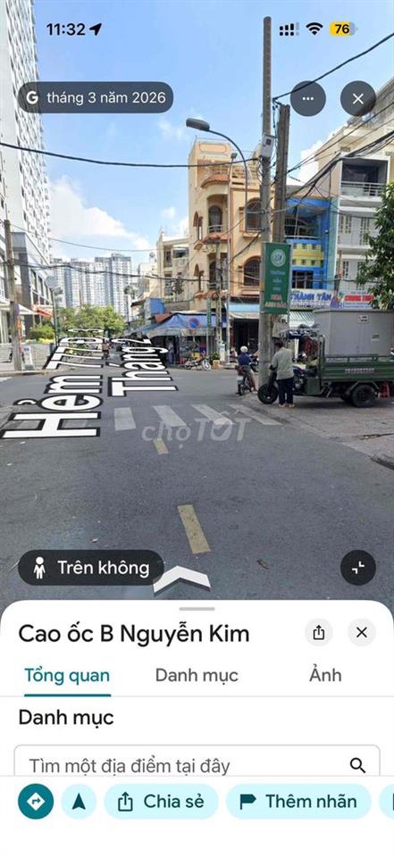 Cho thuê căn hộ chung cư khu vực chợ Nhật Tảo - Vĩnh Viễn