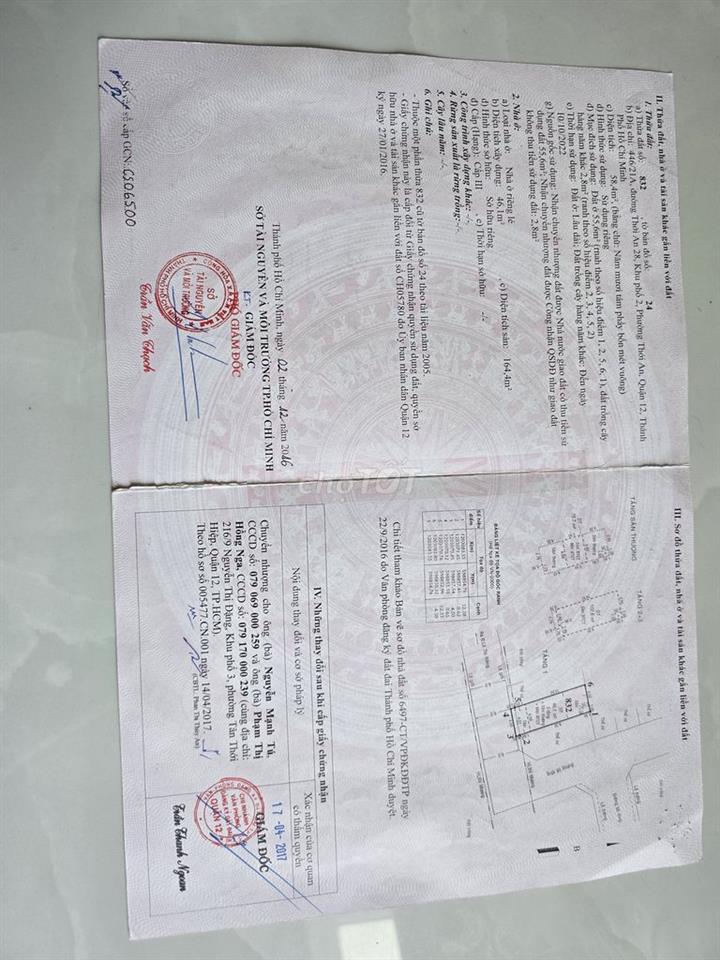 Bán nhà 1trệt 2lầu 1tum, 1/ đường Lê thị riêng phường thới an q12 