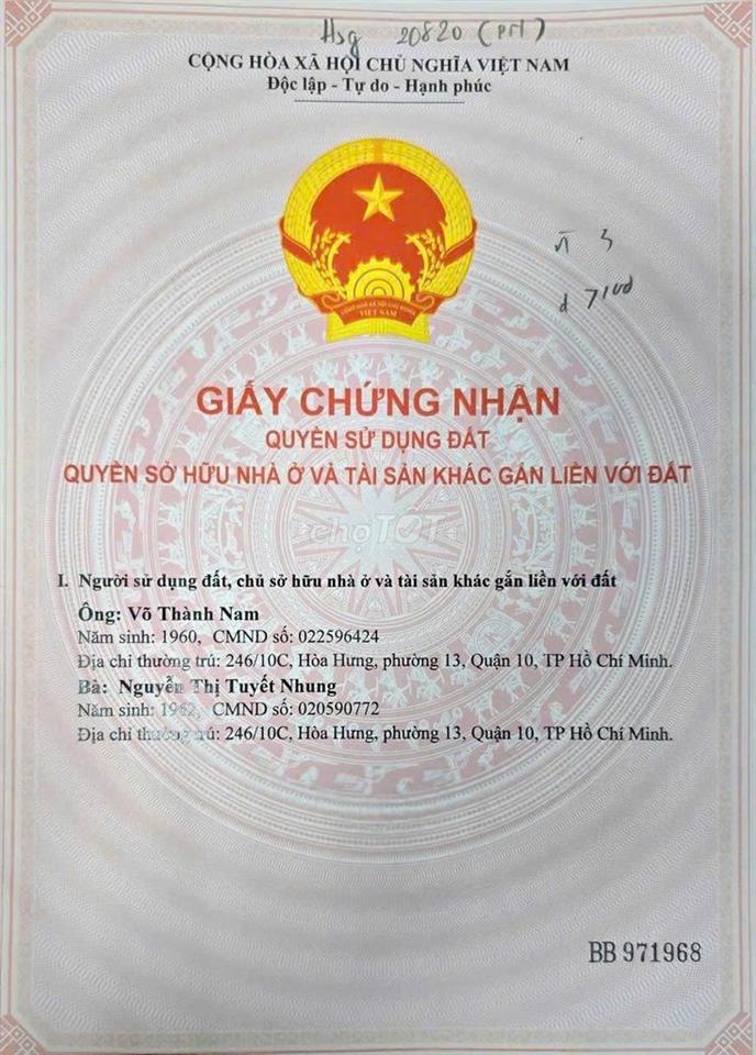 HH 1.5% Nhà Chính Chủ Huỳnh Văn Bánh (3.6x14m) Nở Hậu 5m - 10.6 Tỷ TL