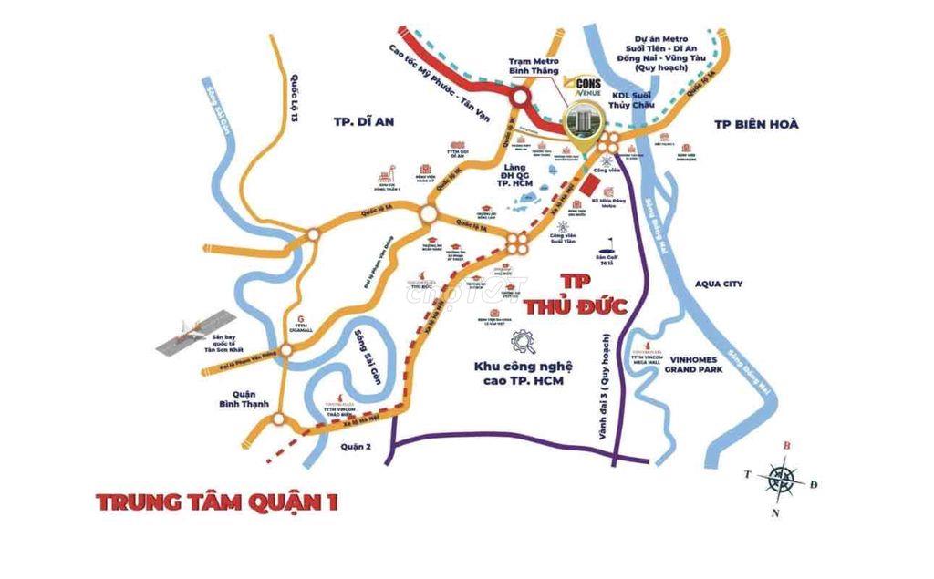 Cần bán căn hộ 54m2 - Bcons Avenue