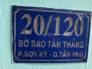 Cho thuê nhà nguyên căn quận Tân Phú, 20/120 Bờ Bao Tân Thắng