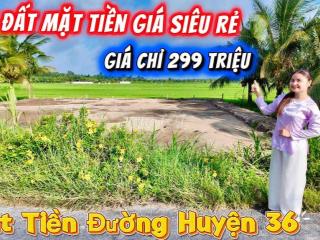 Bán Đất Mặt Tiền Đường Huyện 36 Giá Rẻ