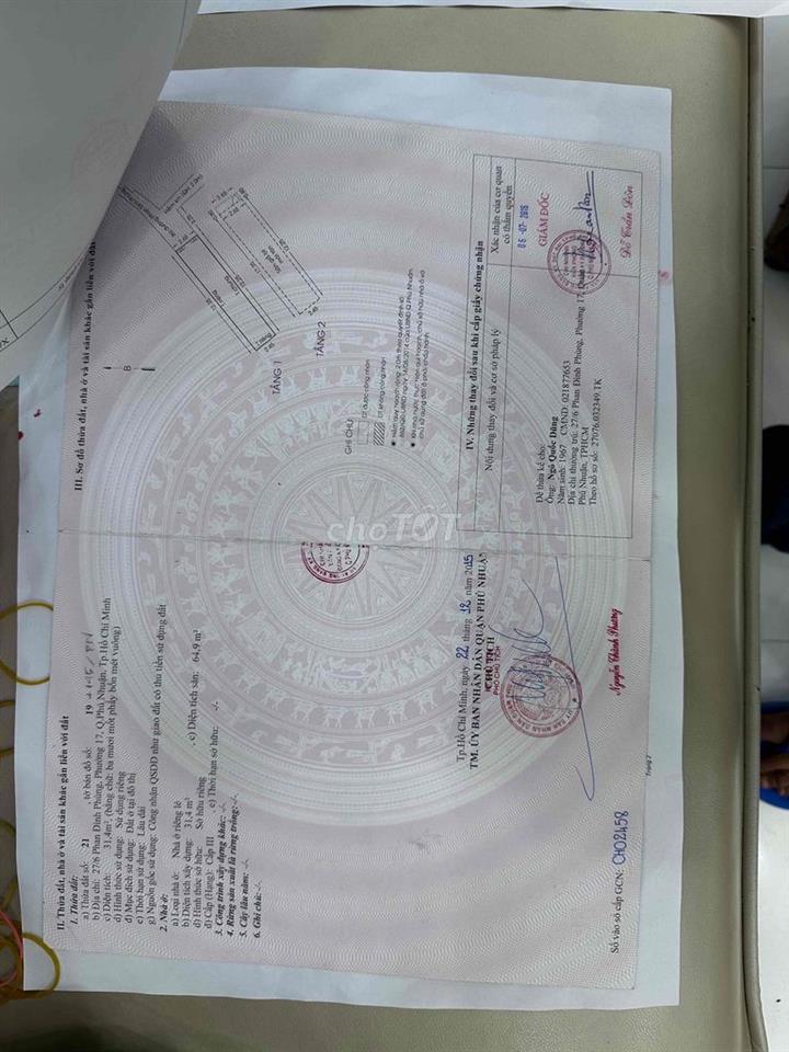 bán nhà gấp phan đình phùng.giá 4.5 tỷ